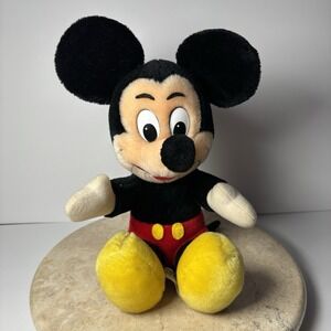 Vintage Mickey Mouse‎ Plush 13" Disneyland Walt Disney World Retro Classic